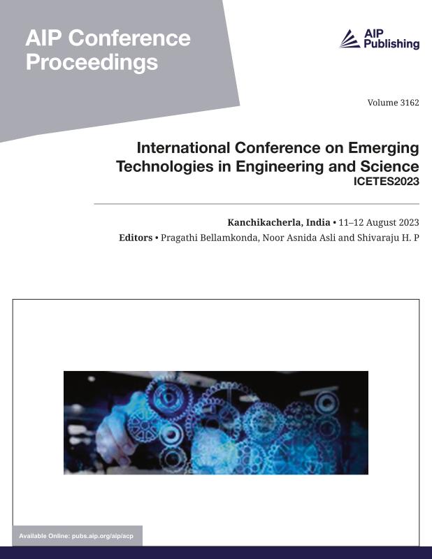 Cover of Volume 3162: International Conference on Emerging Technologies in Engineering and Science