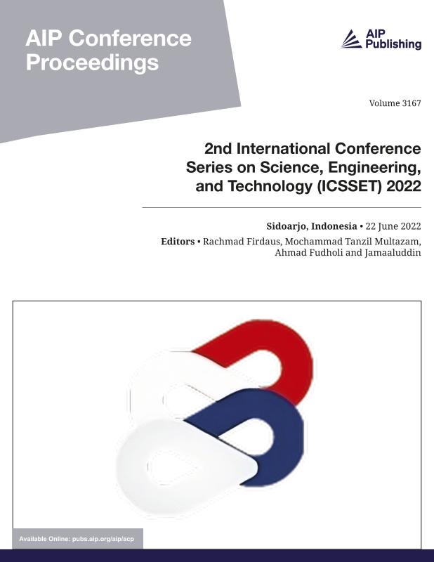 Cover of Volume 3167: 2nd International Conference Series on Science, Engineering, and Technology (ICSSET) 2022