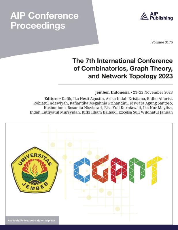 Cover of Volume 3176: The 7th International Conference of Combinatorics, Graph Theory, and Network Topology 2023