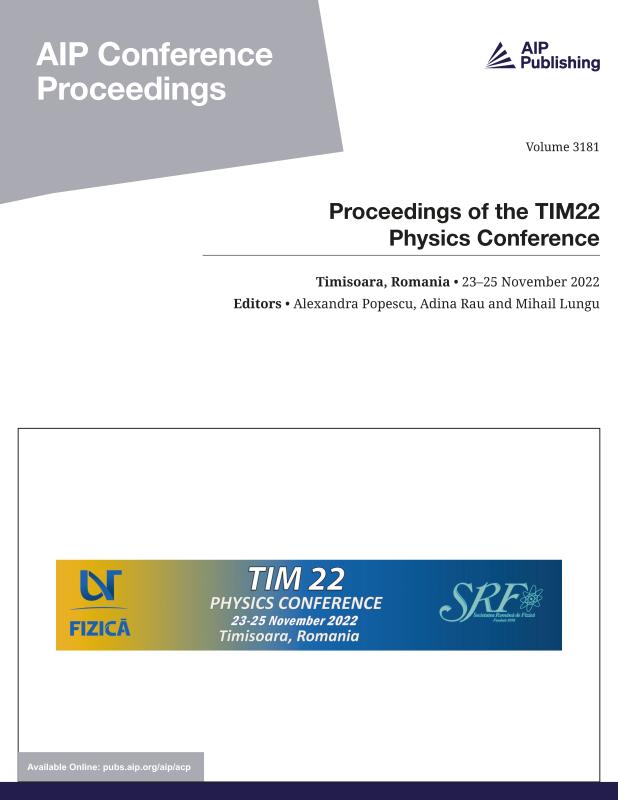 Cover of Volume 3181: Proceedings of the TIM22 Physics Conference