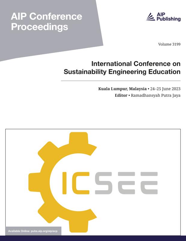 Cover of Volume 3199: International Conference on Sustainability Engineering Education