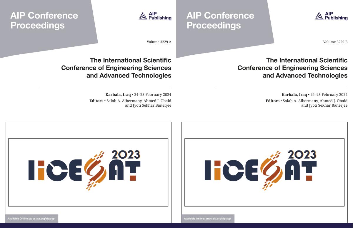 Cover of Volume 3229: The International Scientific Conference of Engineering Sciences and Advanced Technologies