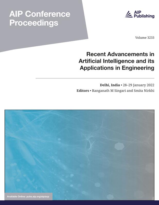 Cover of Volume 3233: Recent Advancement in Artificial Intelligence and its Applications in Engineering