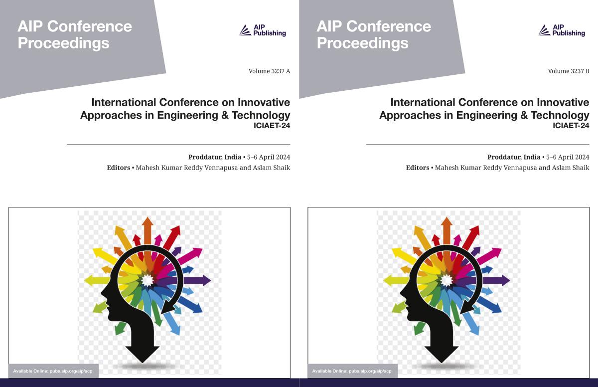 Cover of Volume 3237: International Conference on Innovative Approaches in Engineering & Technology