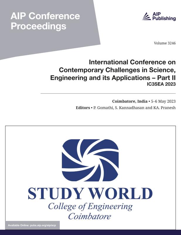 Cover of Volume 3246: International Conference on Contemporary Challenges in Science, Engineering and its Applications  Part II
