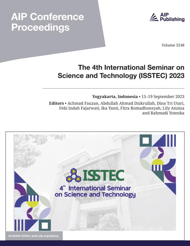 Cover of Volume 3248: The 4th International Seminar on Science and Technology (ISSTEC) 2023