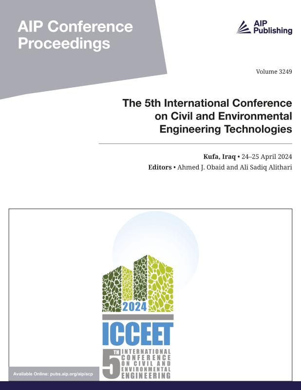 Cover of Volume 3249: The 5th International Conference on Civil and Environmental Engineering Technologies