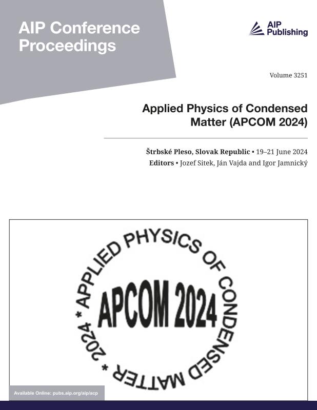 Cover of Volume 3251: Applied Physics of Condensed Matter (APCOM 2024)