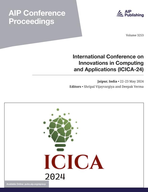Cover of Volume 3253: International Conference on Innovations in Computing and Applications (ICICA-24)