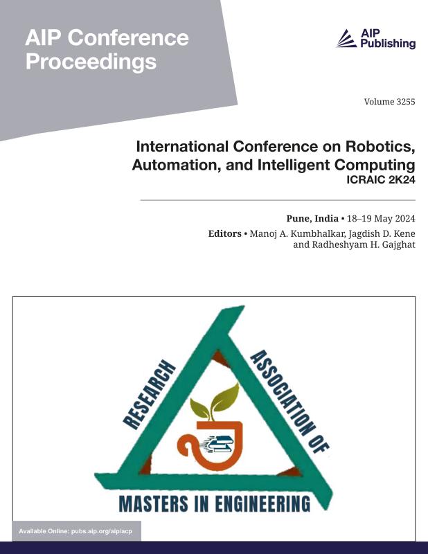 Cover of Volume 3255: International Conference on Robotics, Automation, and Intelligent Computing