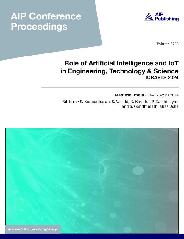 Cover of Volume 3258: Role of Artificial Intelligence and IoT in Engineering, Technology & Science