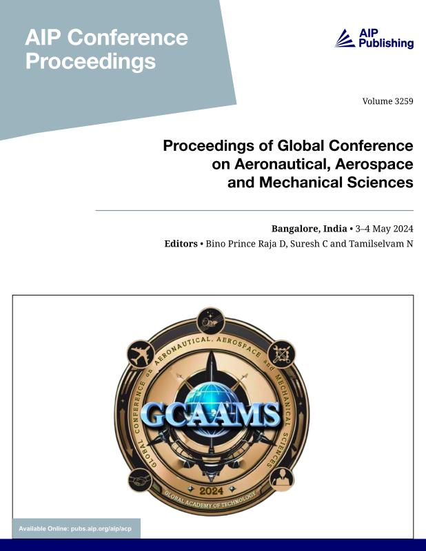 Cover of Volume 3259: Proceedings of Global Conference on Aeronautical, Aerospace and Mechanical Sciences