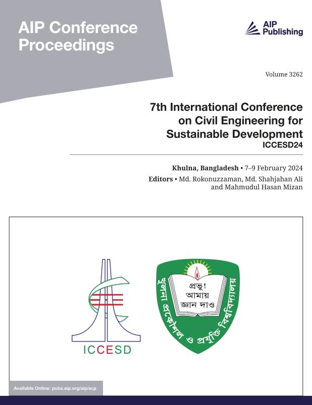 Cover of Volume 3262: 7th International Conference on Civil Engineering for Sustainable Development ICCESD24