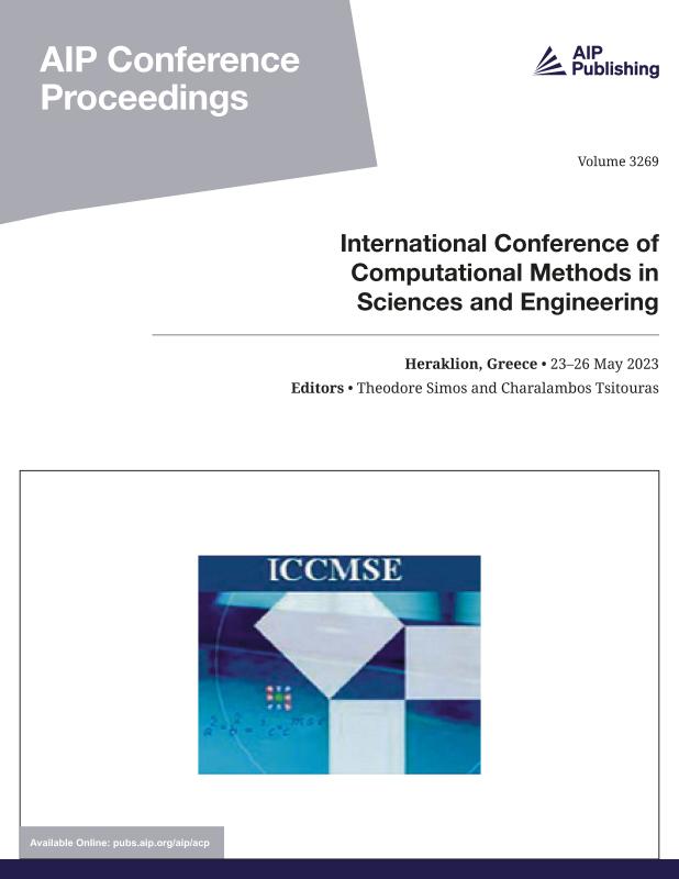 Cover of Volume 3269: International Conference of Computational Methods in Sciences and Engineering