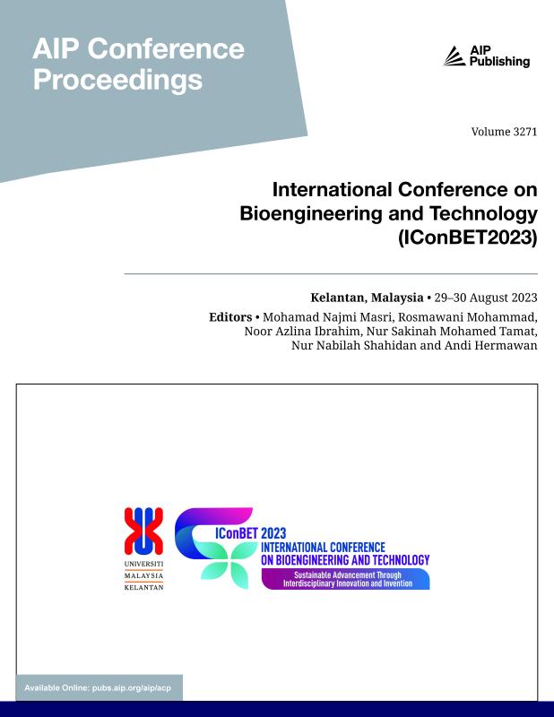 Cover of Volume 3271: International Conference on Bioengineering and Technology (IConBET2023)