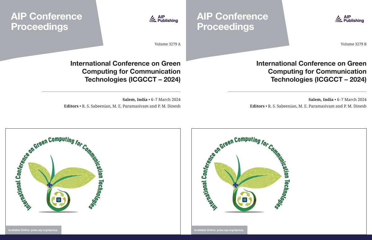 Cover of Volume 3279: International Conference on Green Computing for Communication Technologies (ICGCCT  2024)