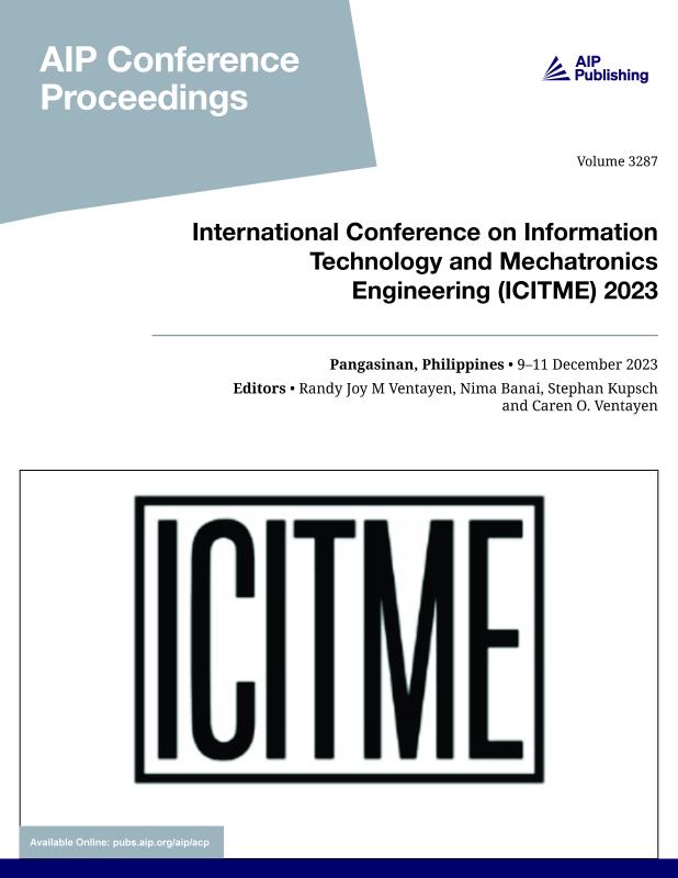 Cover of Volume 3287: International Conference on Information Technology and Mechatronics Engineering (ICITME) 2023