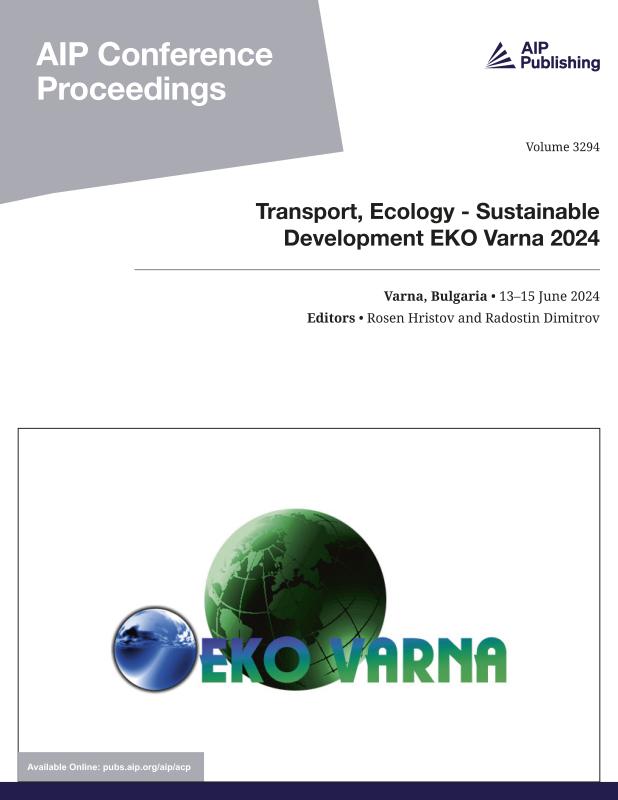 Cover of Volume 3294: TRANSPORT, ECOLOGY - SUSTAINABLE DEVELOPMENT EKO Varna 2024