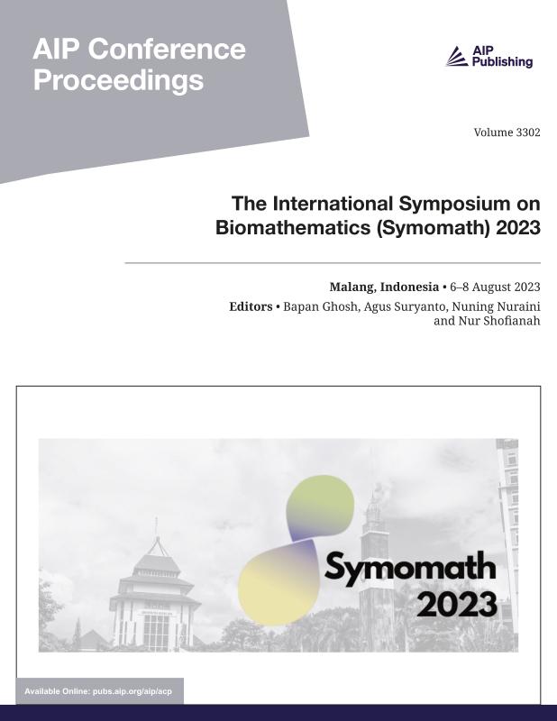 Cover of Volume 3302: The International Symposium on Biomathematics (Symomath) 2023