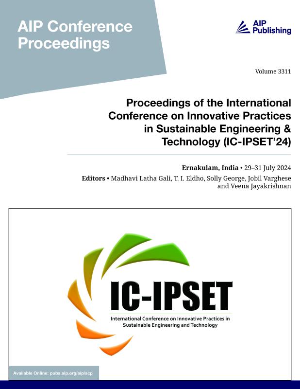 Cover of Volume 3311: Proceedings of the International Conference on Innovative Practices in Sustainable Engineering & Technology (IC- IPSET24)