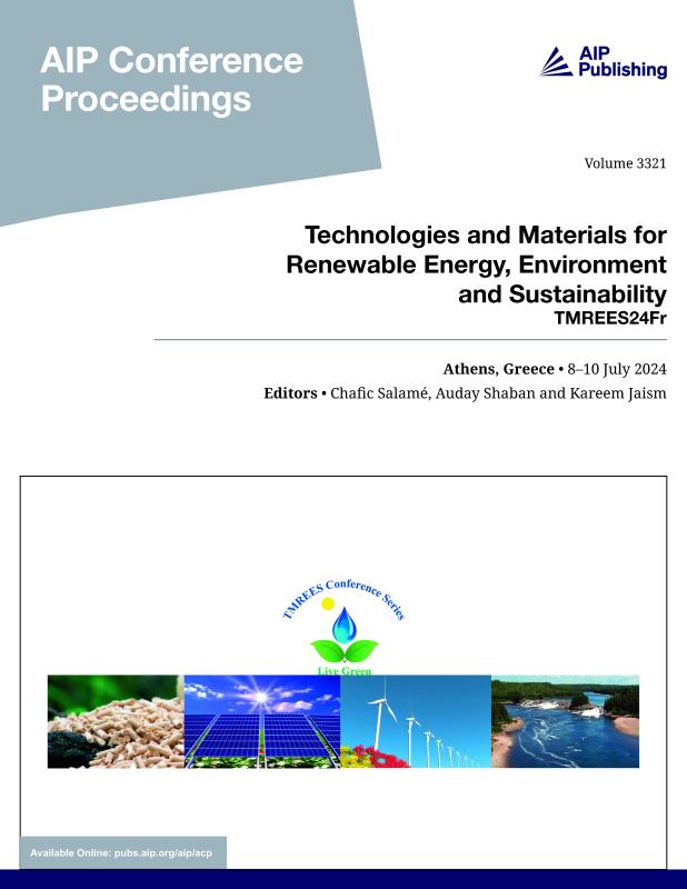 Cover of Volume 3321: Technologies and Materials for Renewable Energy, Environment and Sustainability
