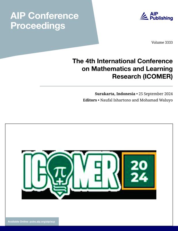 Cover of Volume 3333: The 4th International Conference on Mathematics and Learning Research (ICOMER)