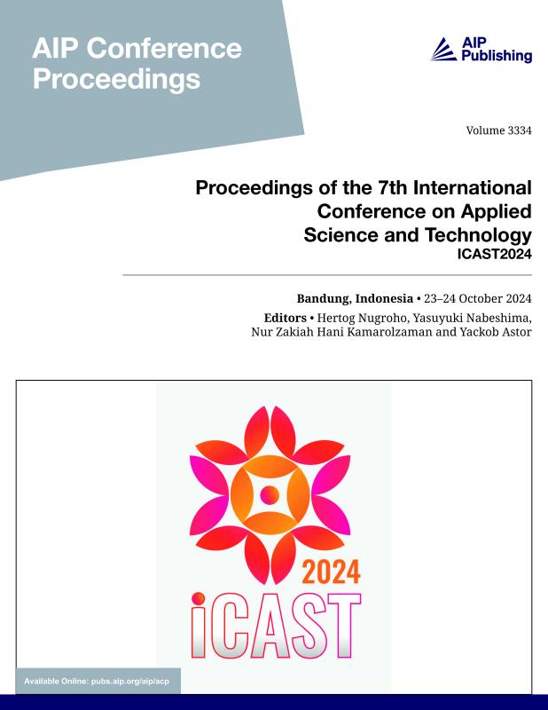 Cover of Volume 3334: Proceedings of the 7th International Conference on Applied Science and Technology