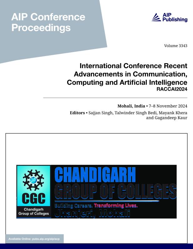 Cover of Volume 3343: International Conference Recent Advancements in Communication, Computing and Artificial Intelligence (RACCAI-2024)