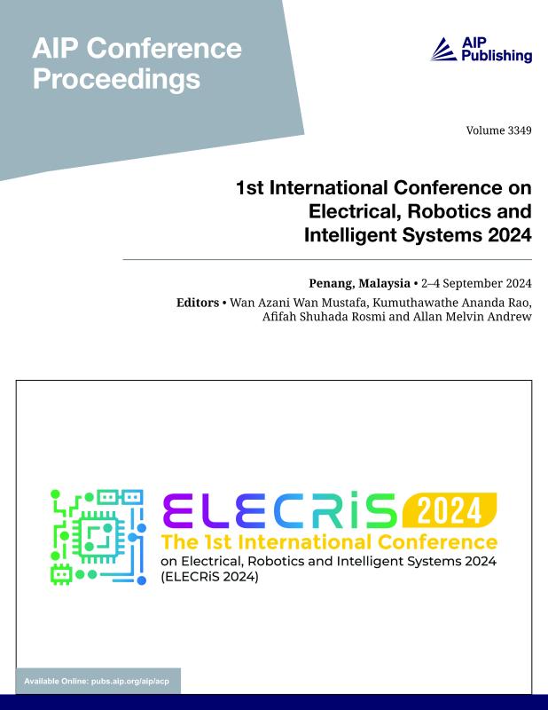 Cover of Volume 3349: 1st International Conference on Electrical, Robotics and Intelligent Systems 2024