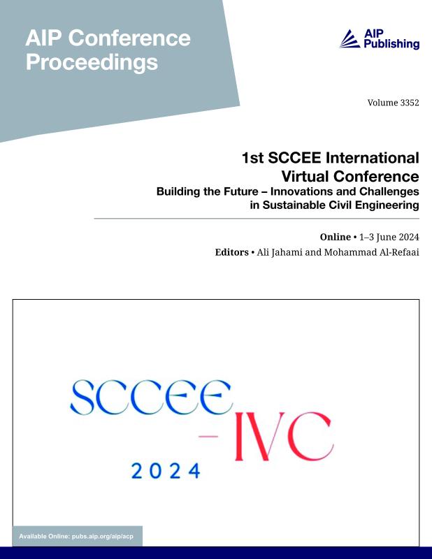 Cover of Volume 3352: 1st SCCEE International Virtual Conference