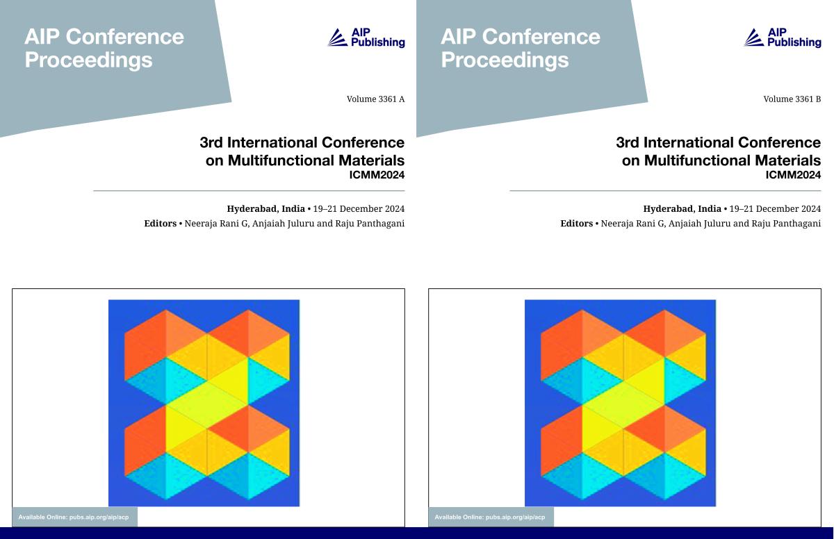 Cover of Volume 3361: 3rd International Conference on Multifunctional Materials