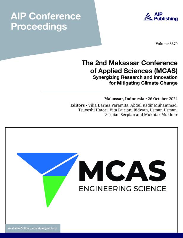 Cover of Volume 3370: The 2nd Makassar Conference of Applied Sciences (MCAS)