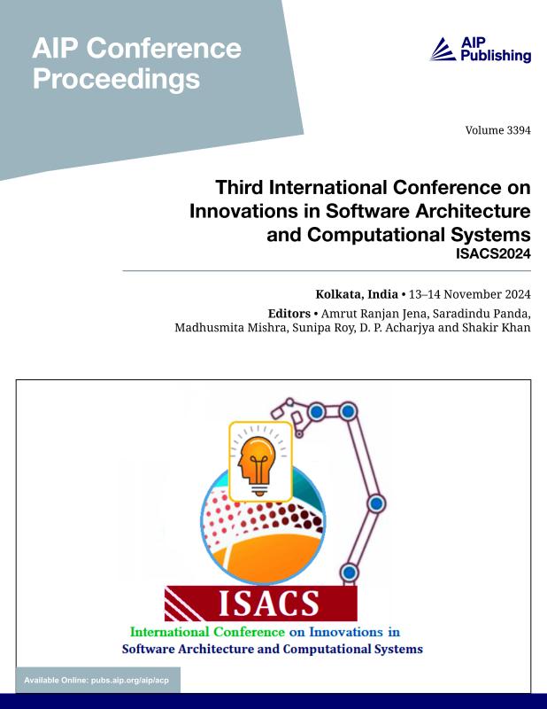 Cover of Volume 3394: Third International Conference on Innovations in Software Architecture and Computational Systems