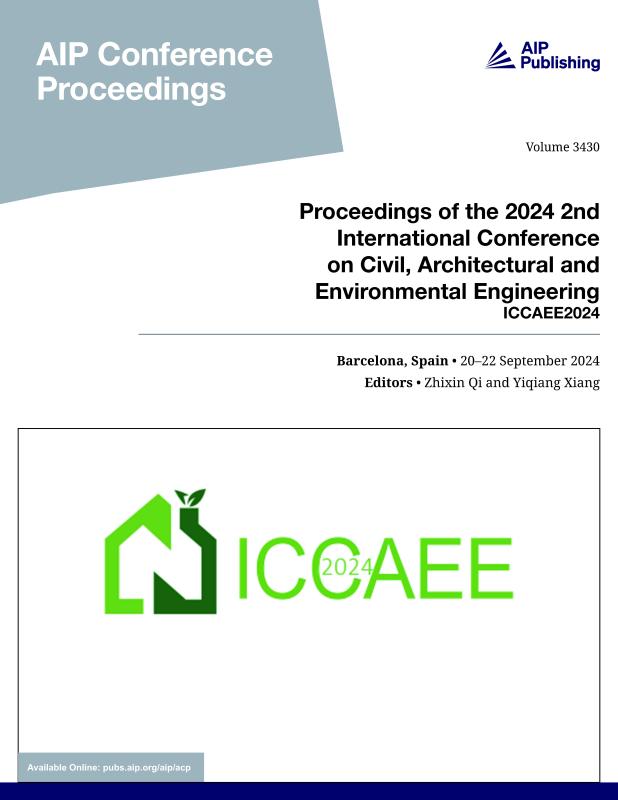 Cover of Volume 3430: Proceedings of the 2024 2nd International Conference on Civil, Architectural and Environmental Engineering