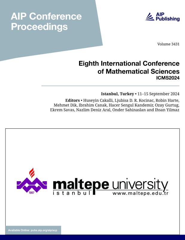 Cover of Volume 3431: Eighth International Conference of Mathematical Sciences