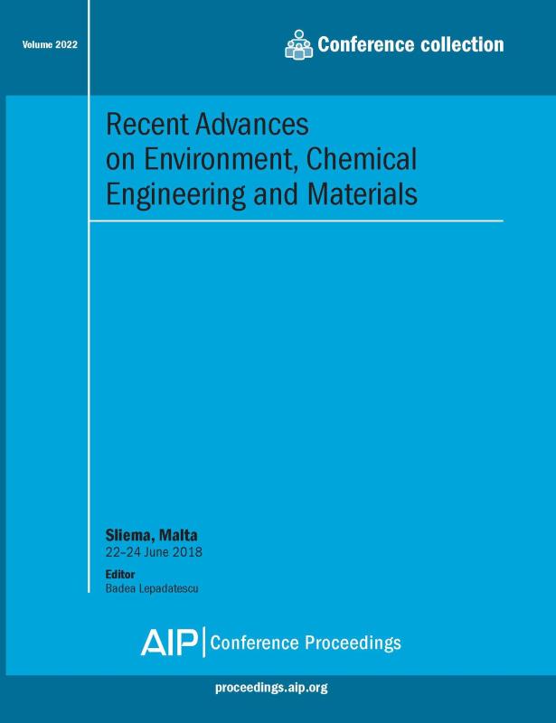 Cover of Volume 2022: Recent Advances on Environment, Chemical Engineering and Materials